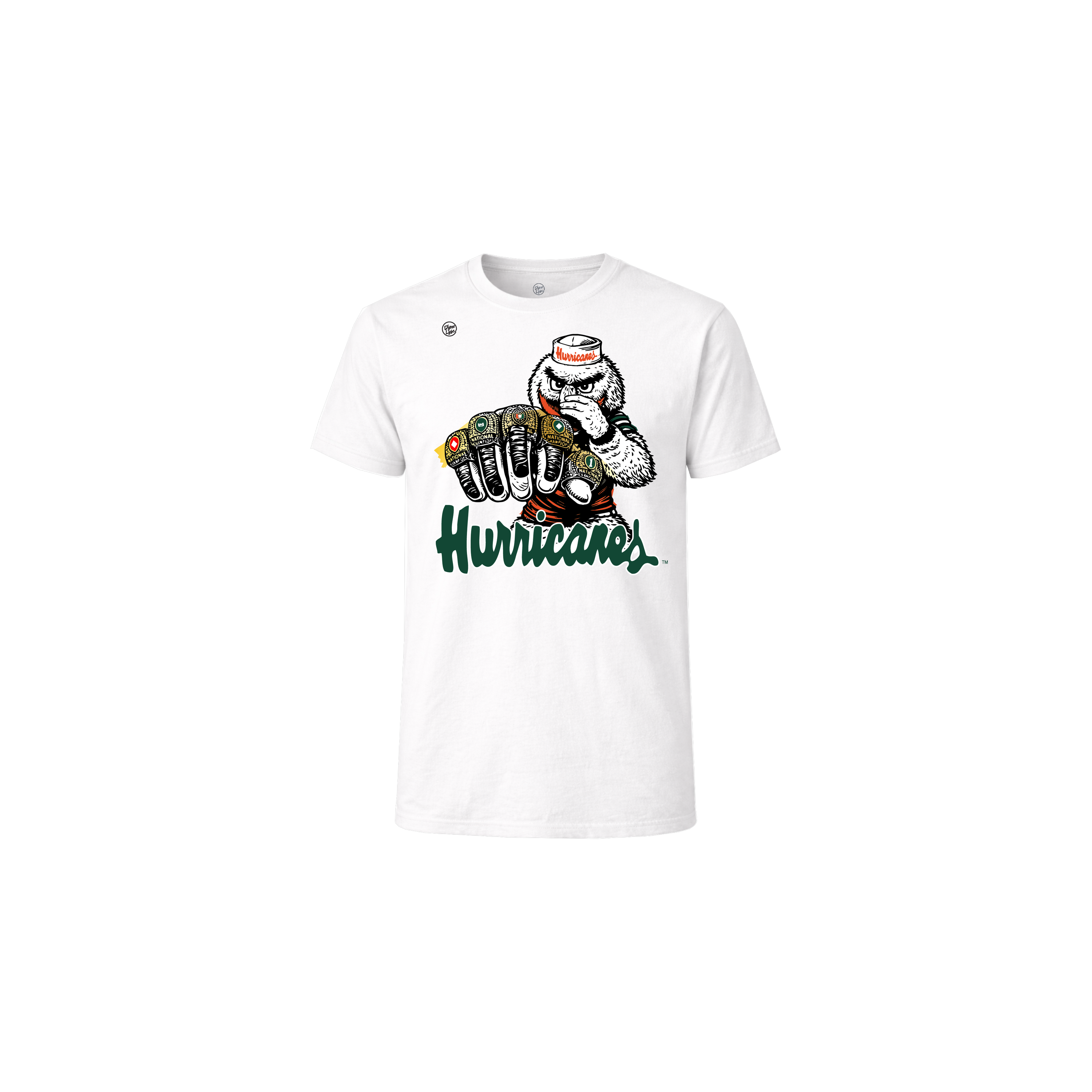 Miami Hurricanes Youth 5 Rings Tee