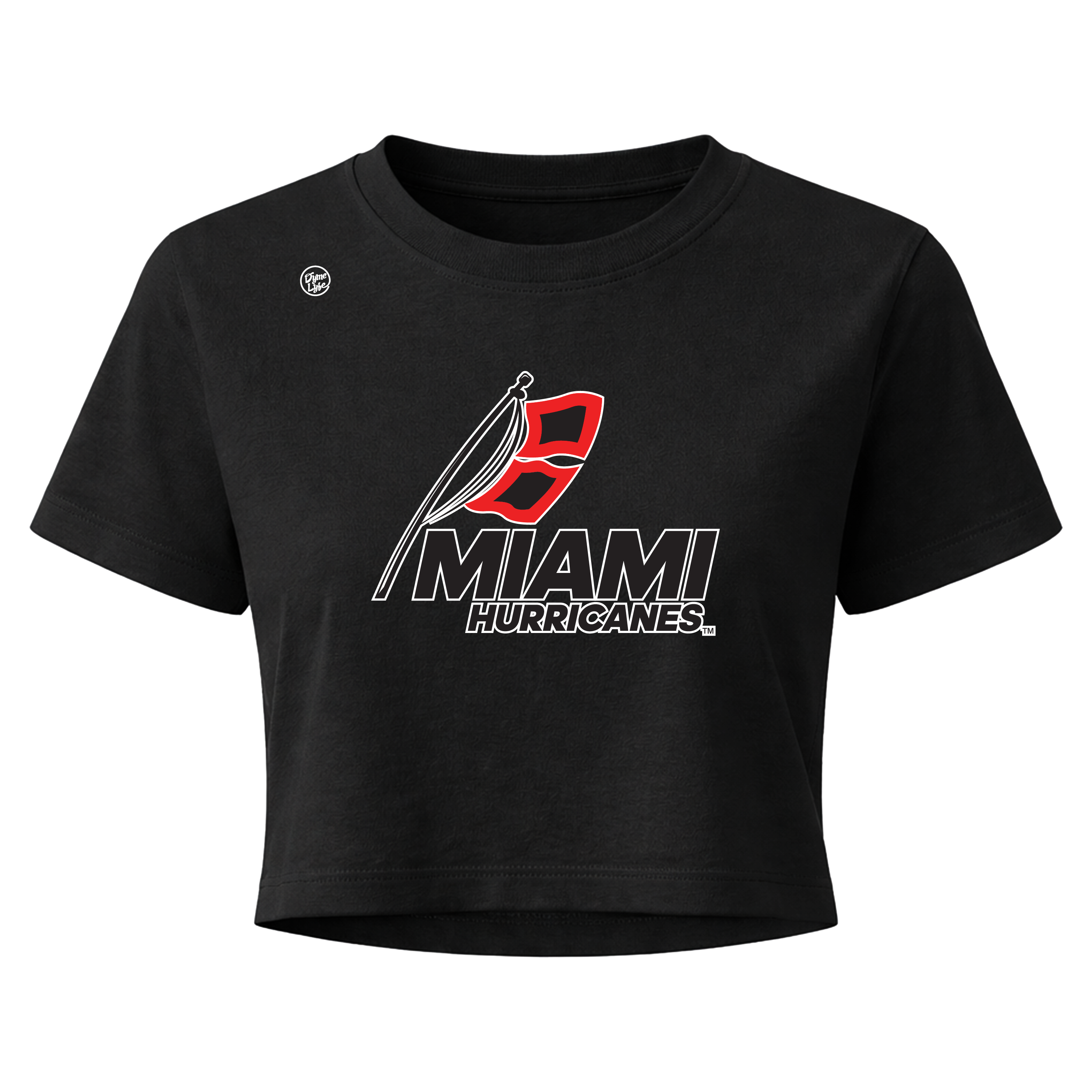 Miami Hurricanes Women's Hurricane Warning Crop Top