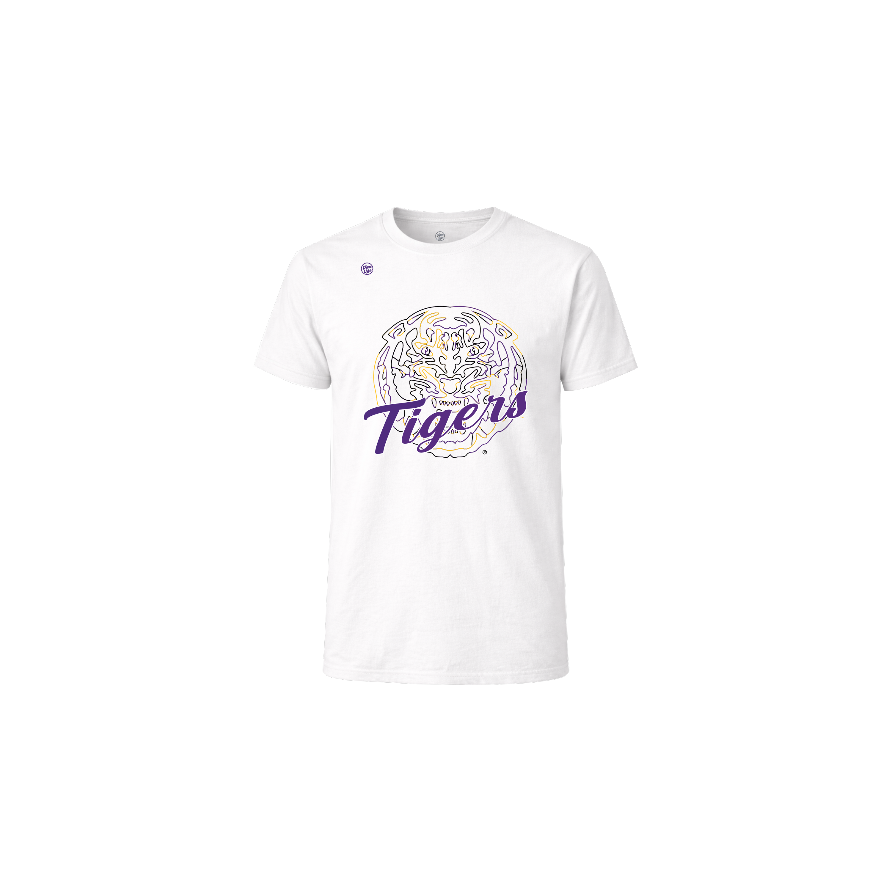 LSU Tigers Youth Script Tee