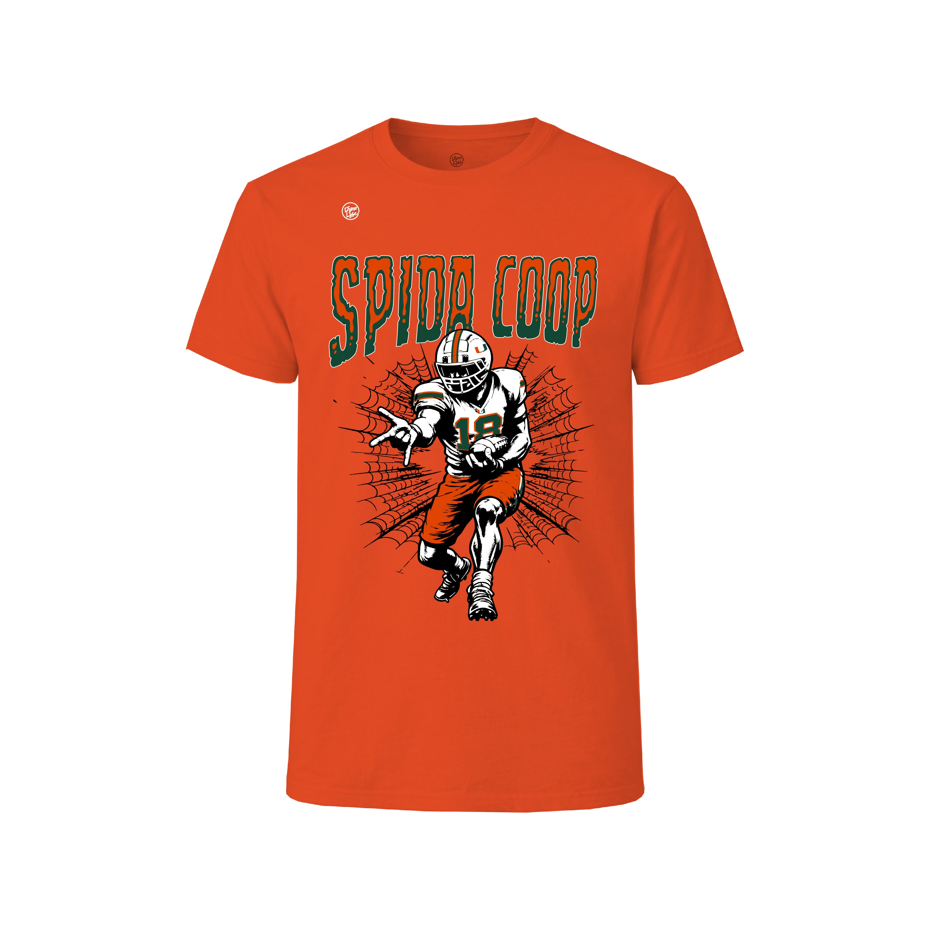 Miami Hurricanes Men's Spider Coop Tee