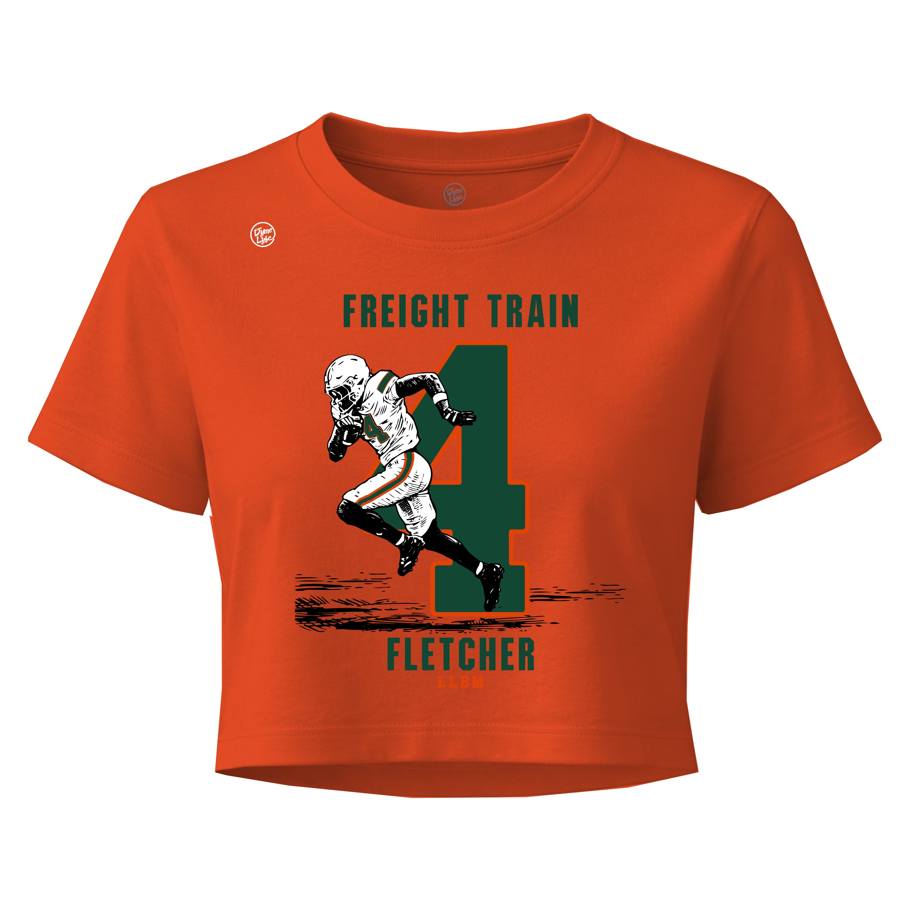Miami Hurricanes Women's Freight Train Fletcher Crop Top