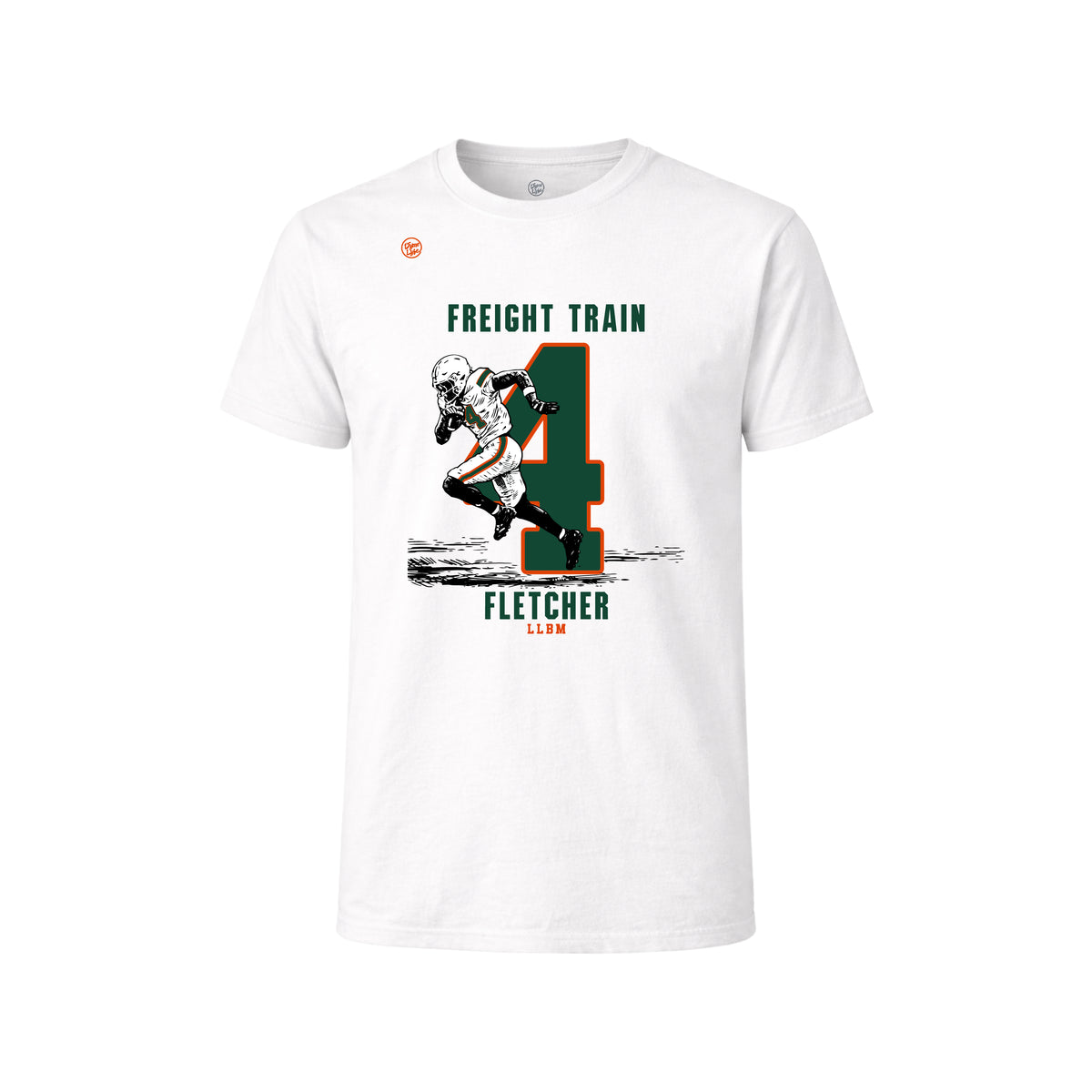 Miami Hurricanes Men's Freight Train Fletcher Tee