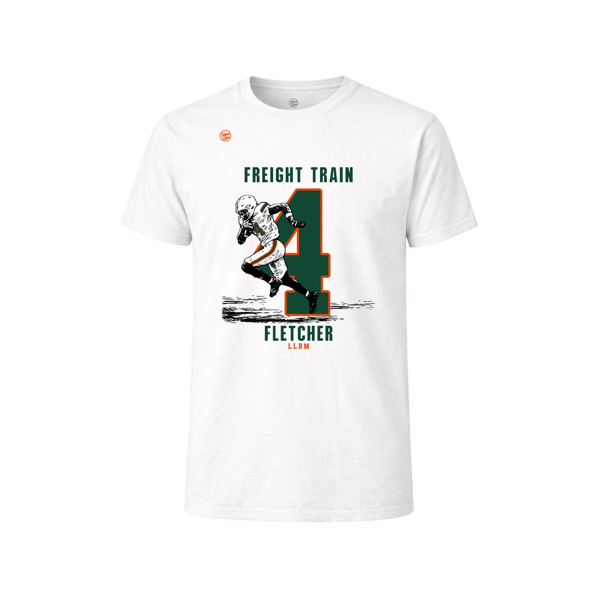 Miami Hurricanes Men's Freight Train Fletcher Tee