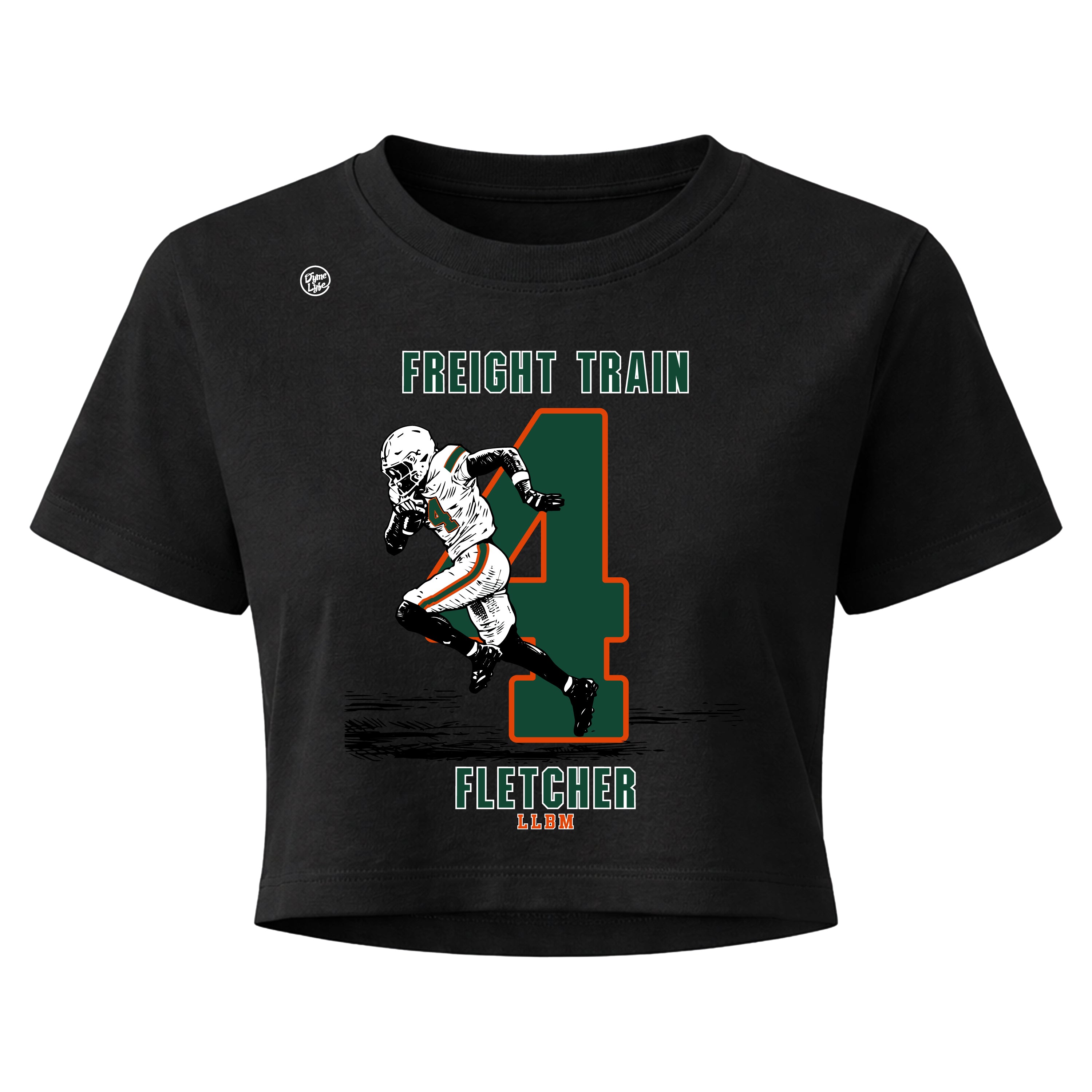Miami Hurricanes Women's Freight Train Fletcher Crop Top