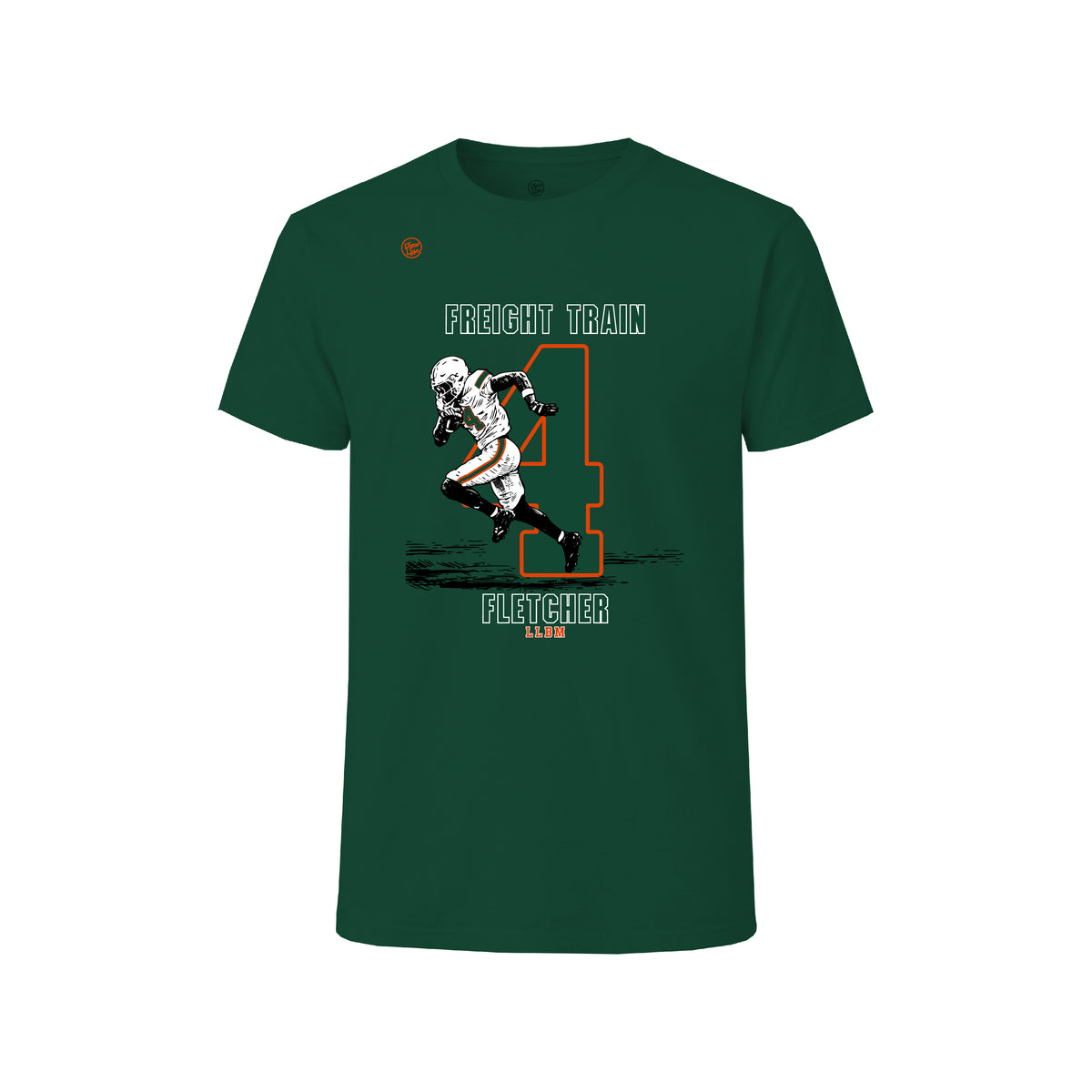 Miami Hurricanes Men's Freight Train Fletcher Tee
