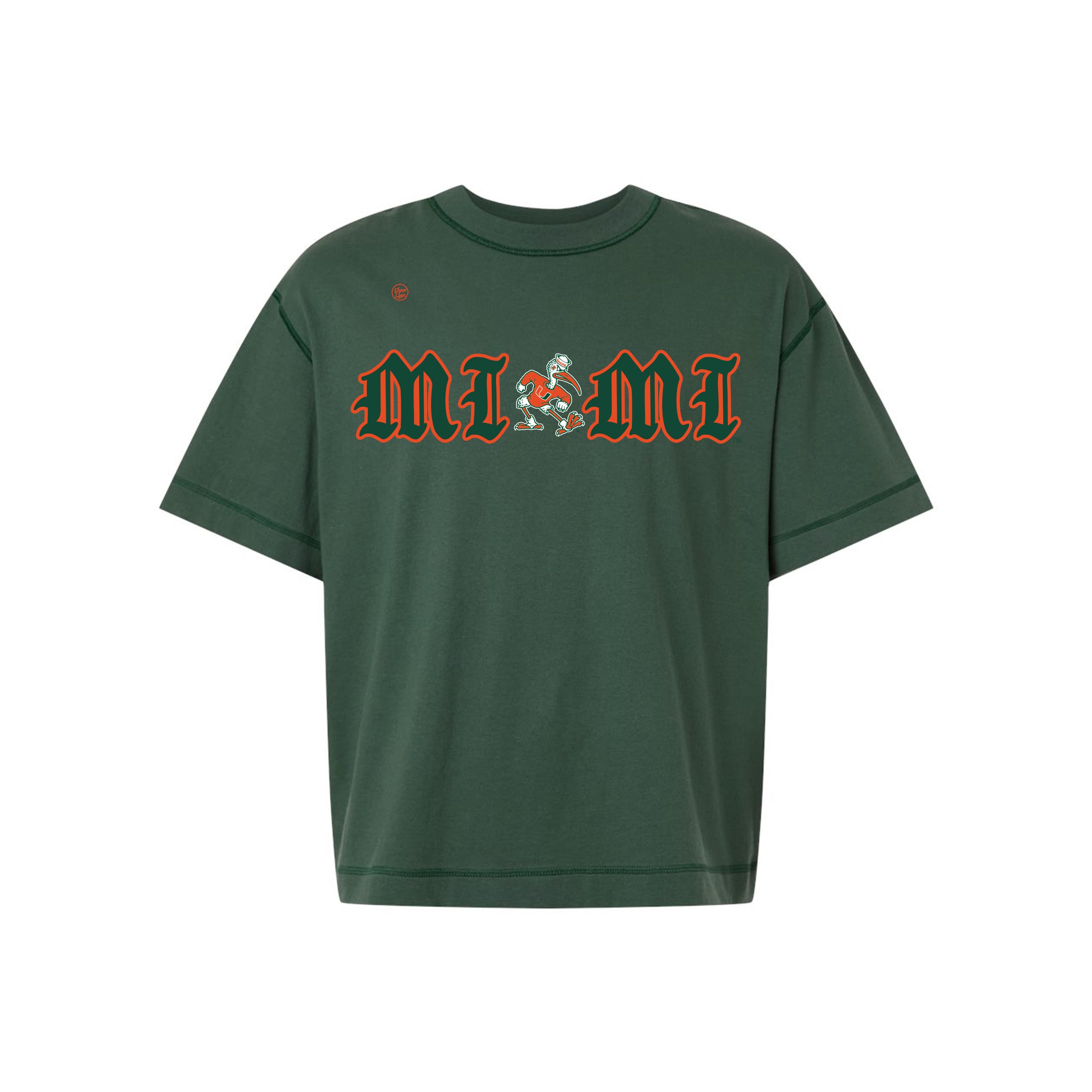 Miami Hurricanes Men's Old English Tee
