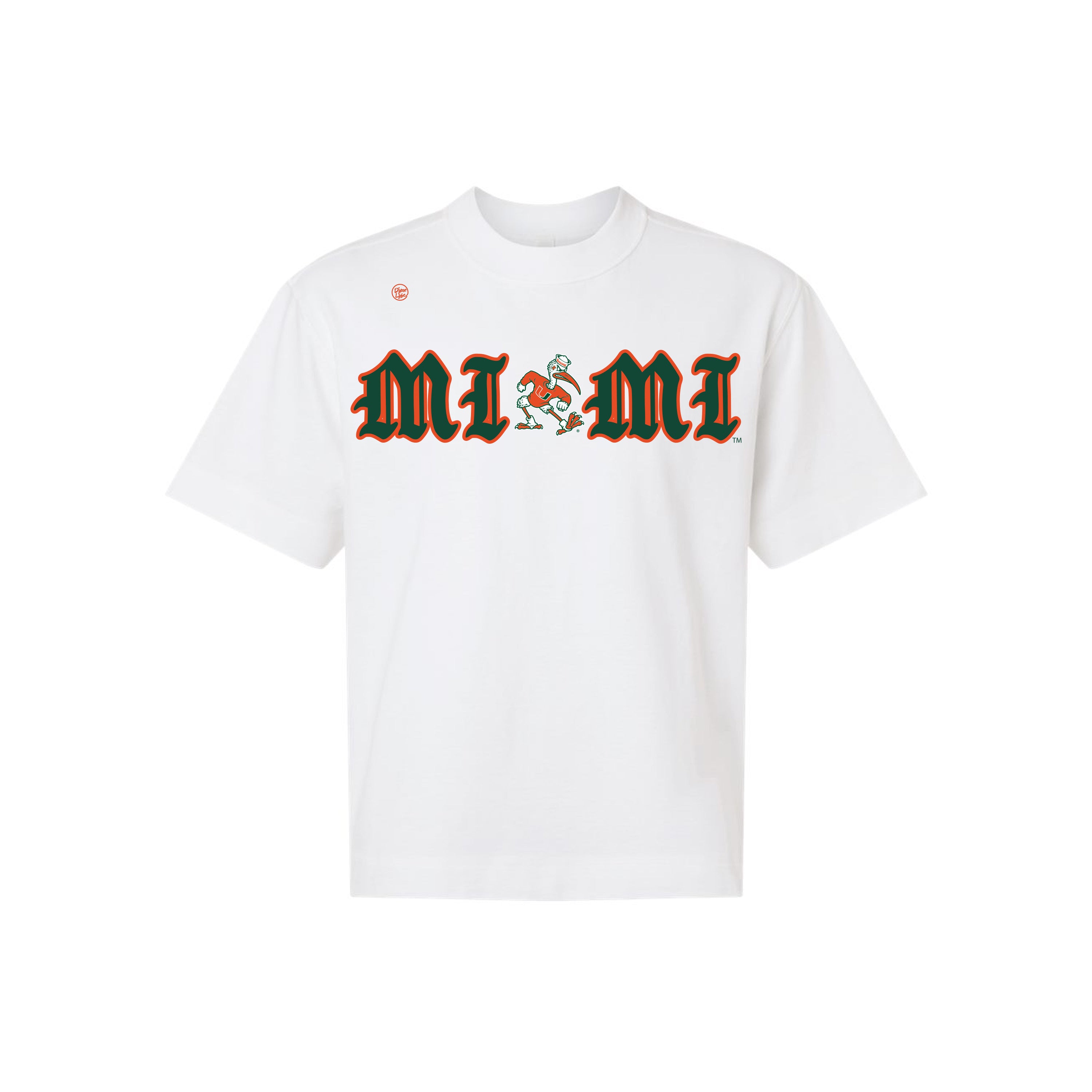Miami Hurricanes Men's Old English Tee