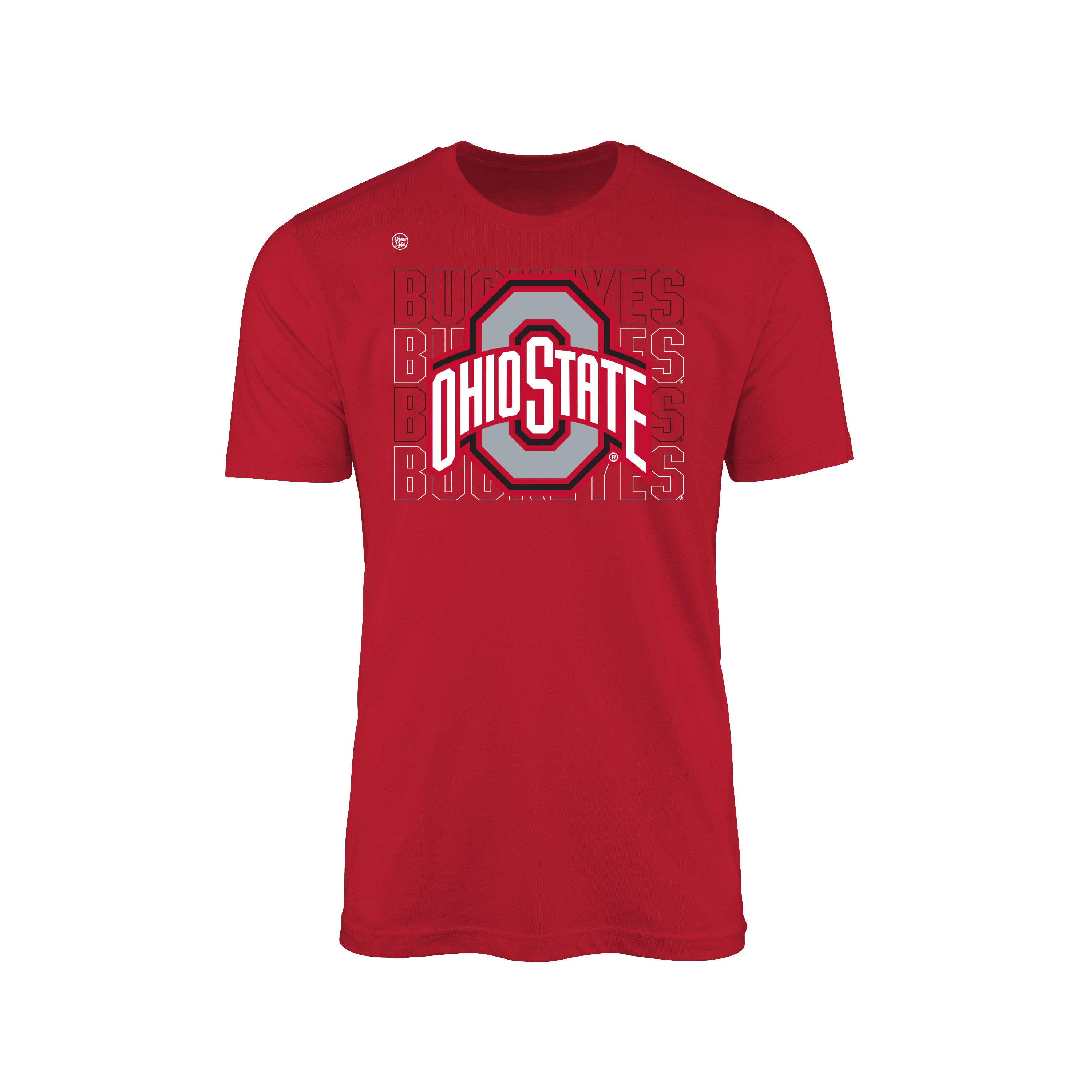 Ohio State Buckeyes Men's Stacked Tee