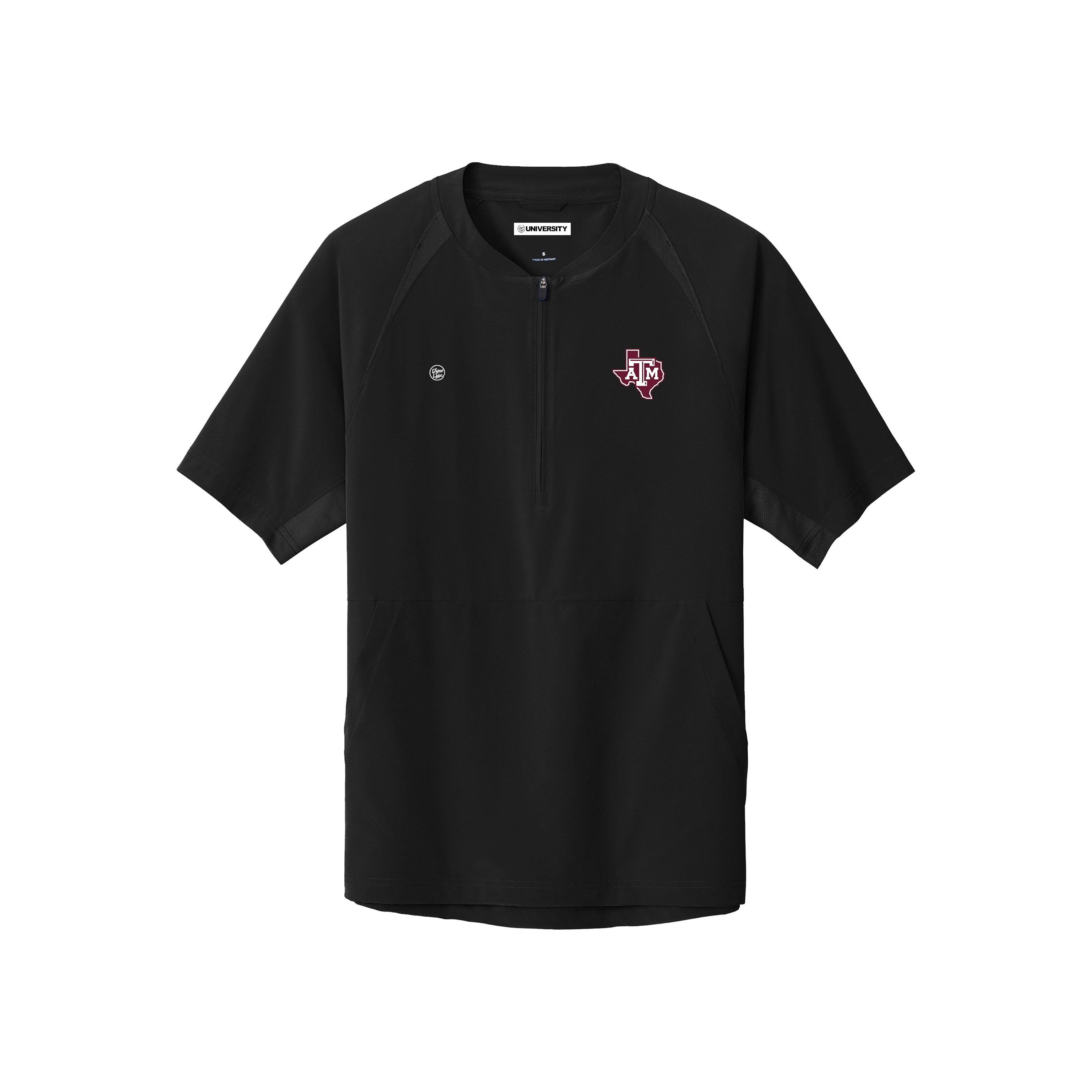 Texas A&M Aggies Men’s Half-Zip Short Sleeve Jacket