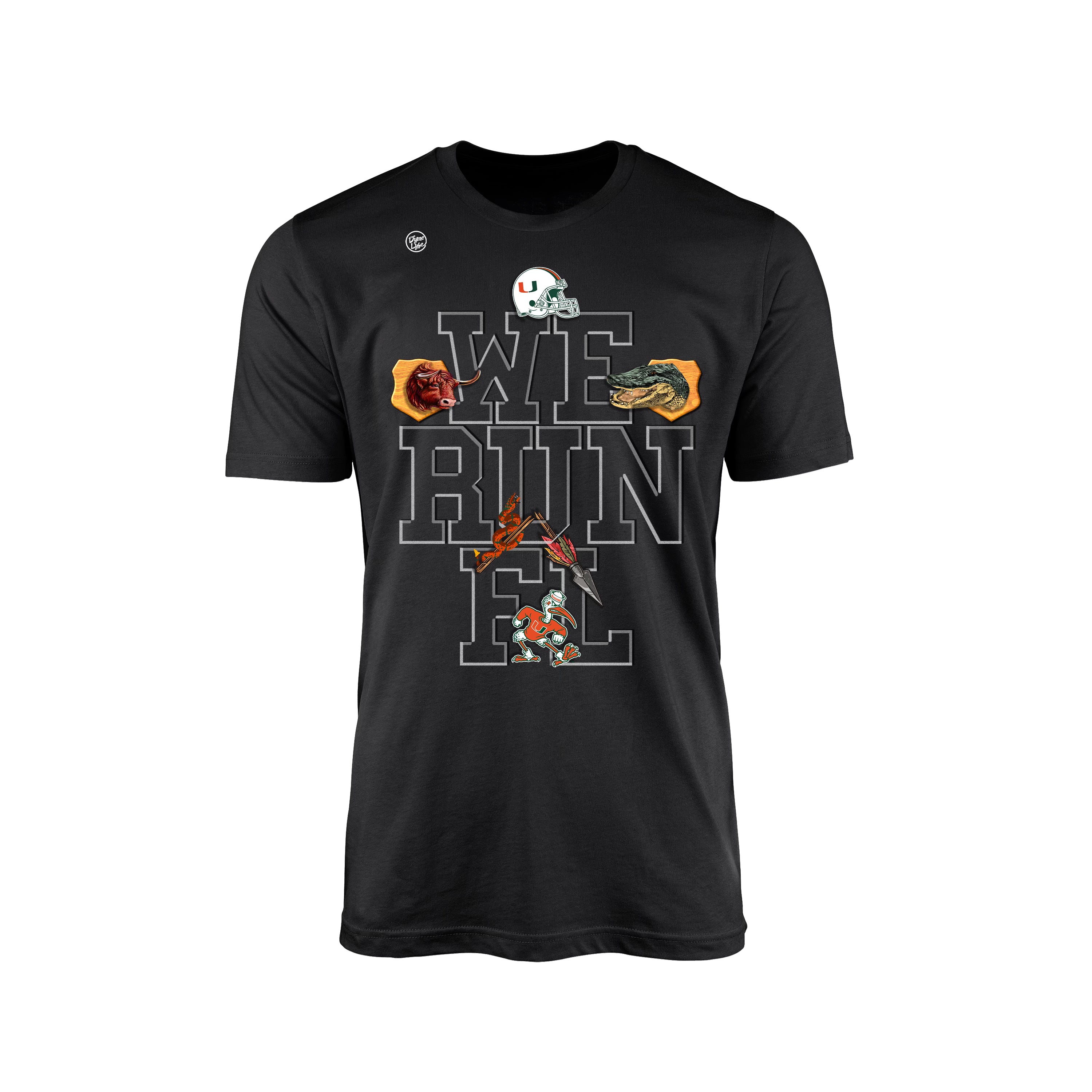 Miami Hurricanes Men's We Run Florida Tee