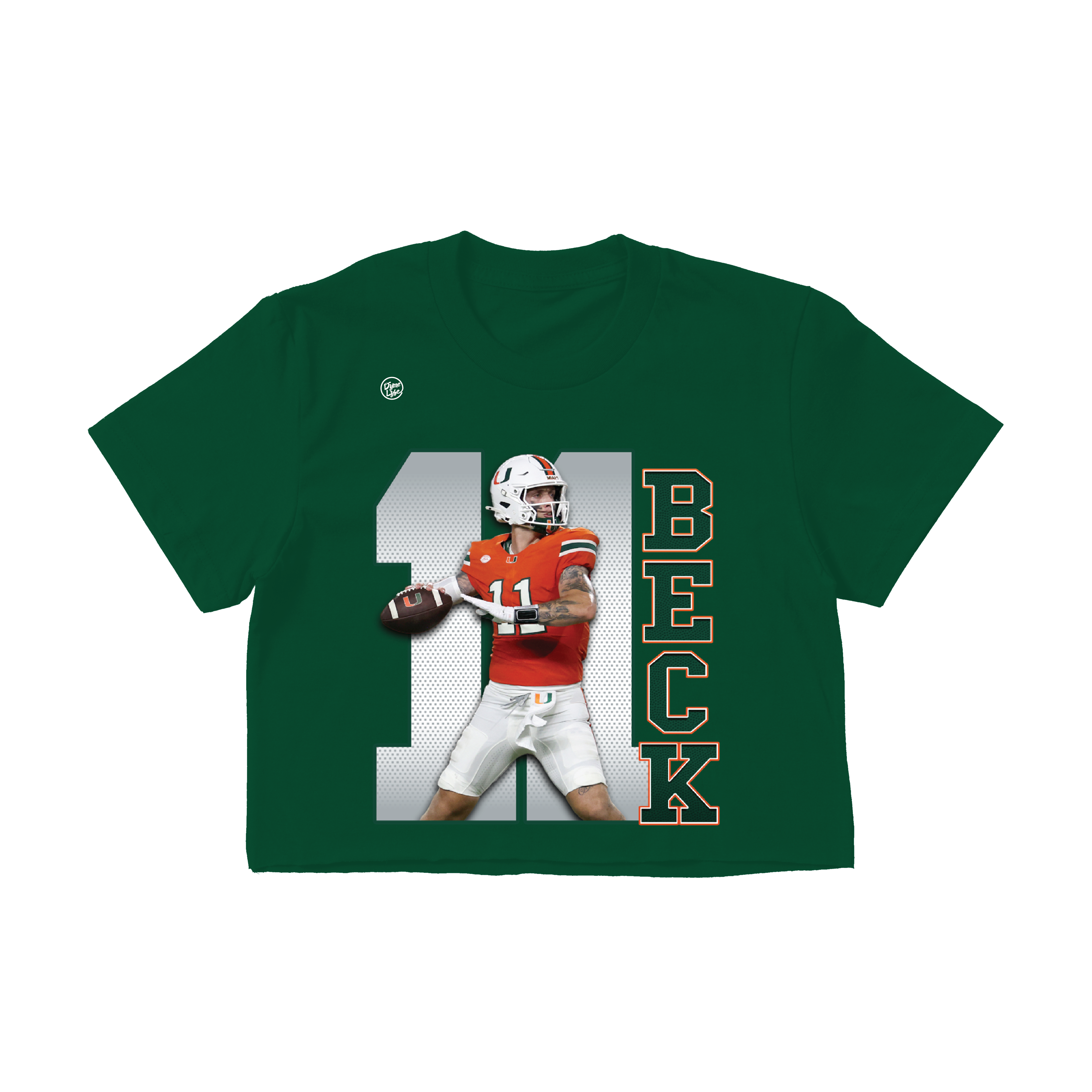 Miami Hurricanes Women's Beck 11 Crop