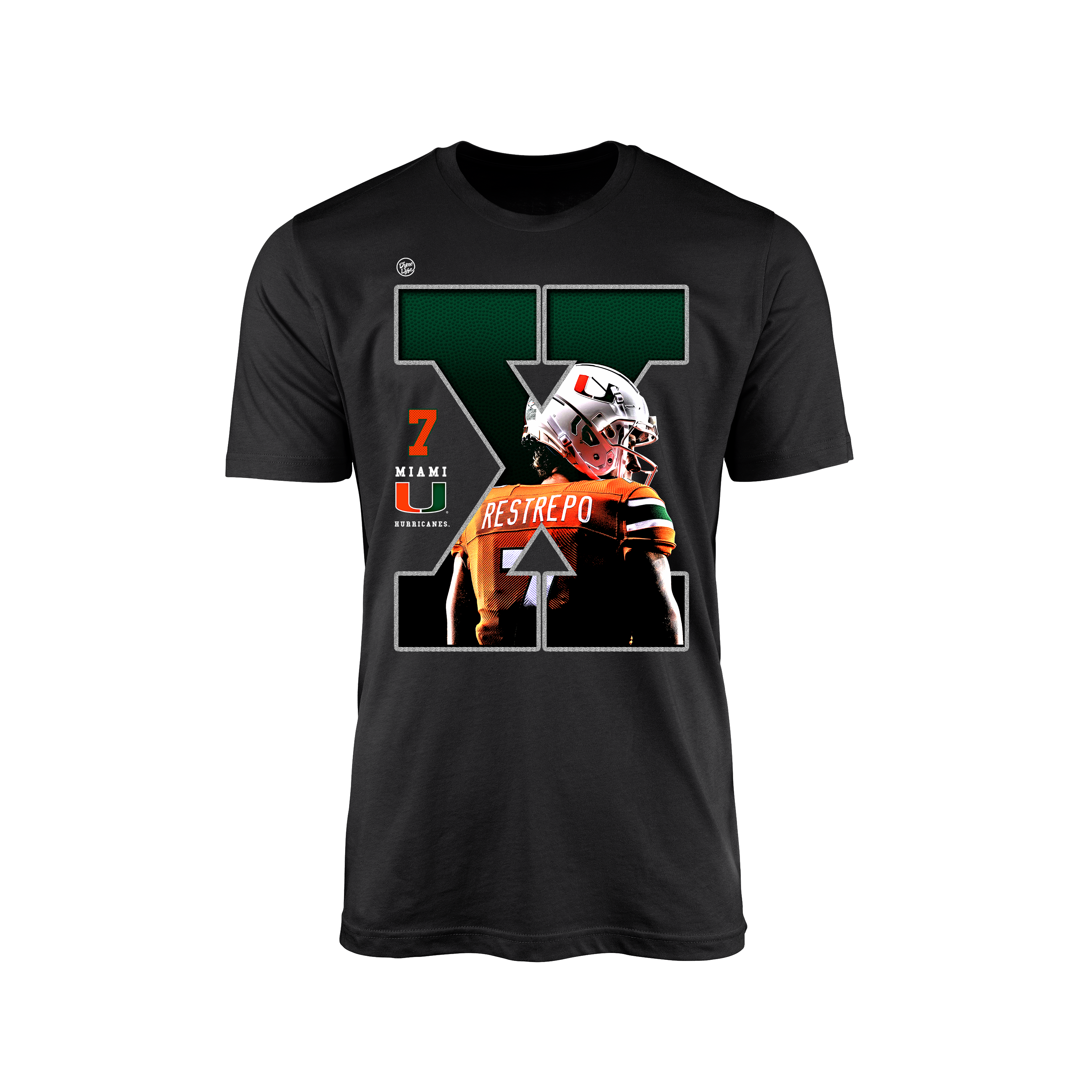 Miami Hurricanes Men's Big X Tee