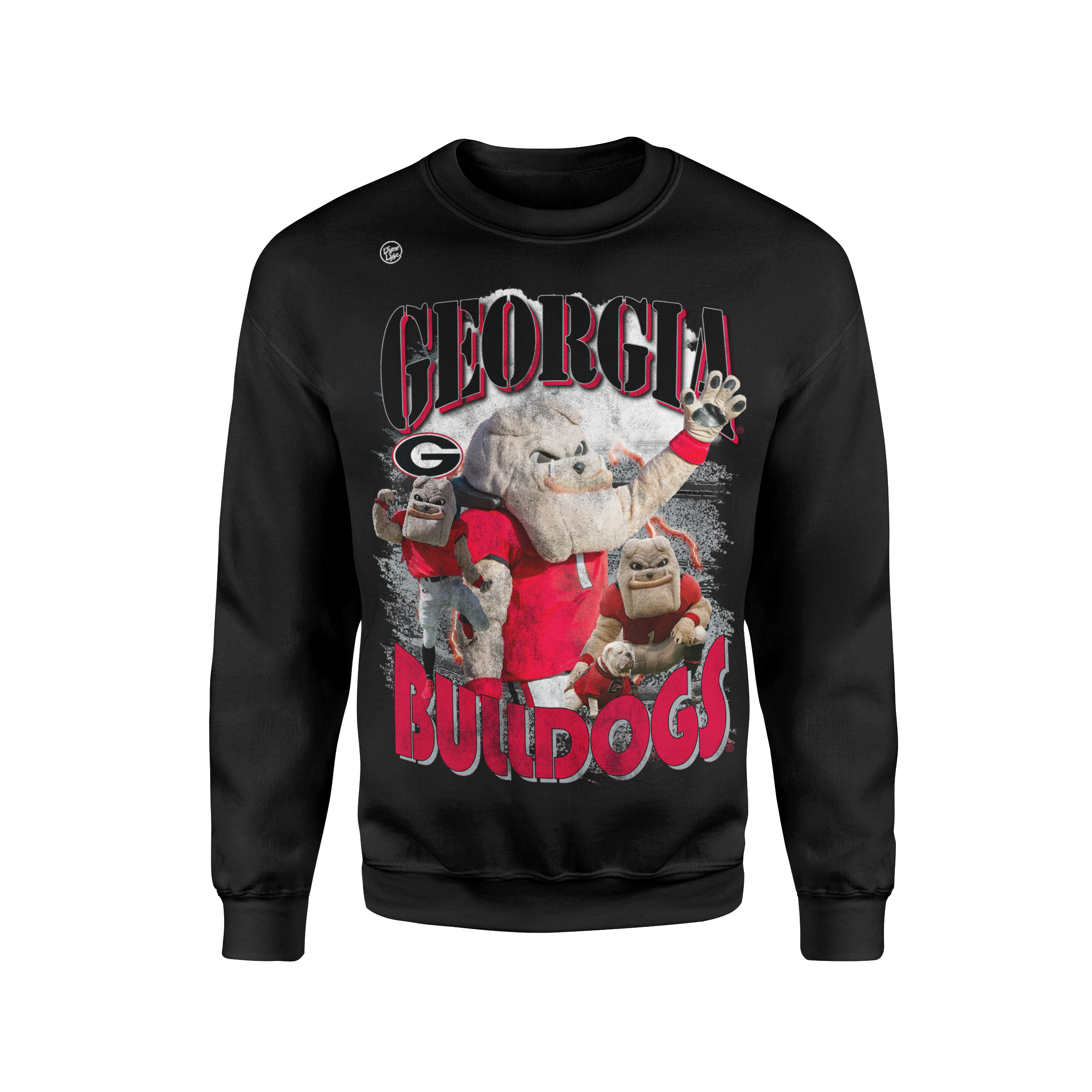 Georgia Bulldogs Men's Mascot Crew Sweatshirt