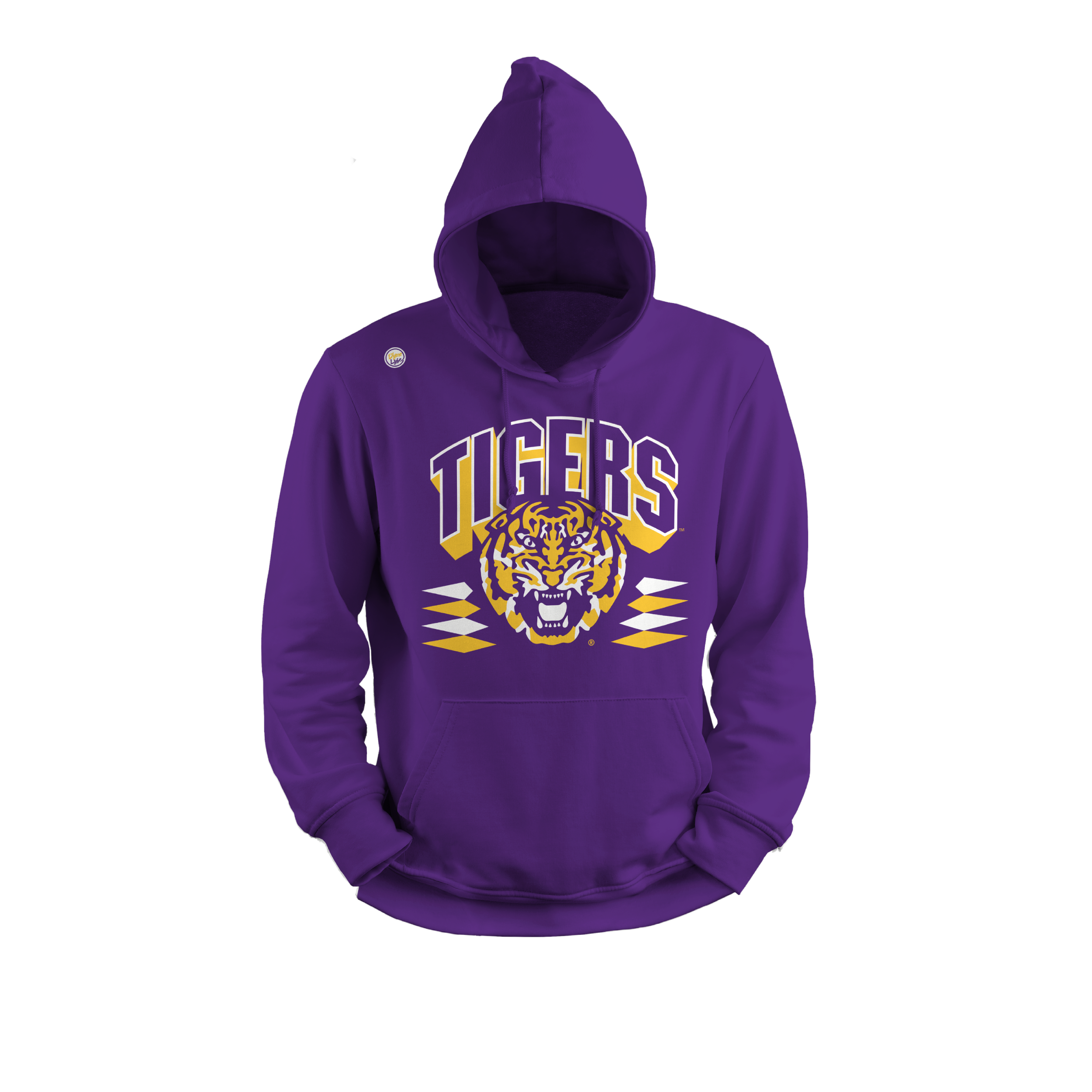 LSU Tigers Men’s Retro Hoodie