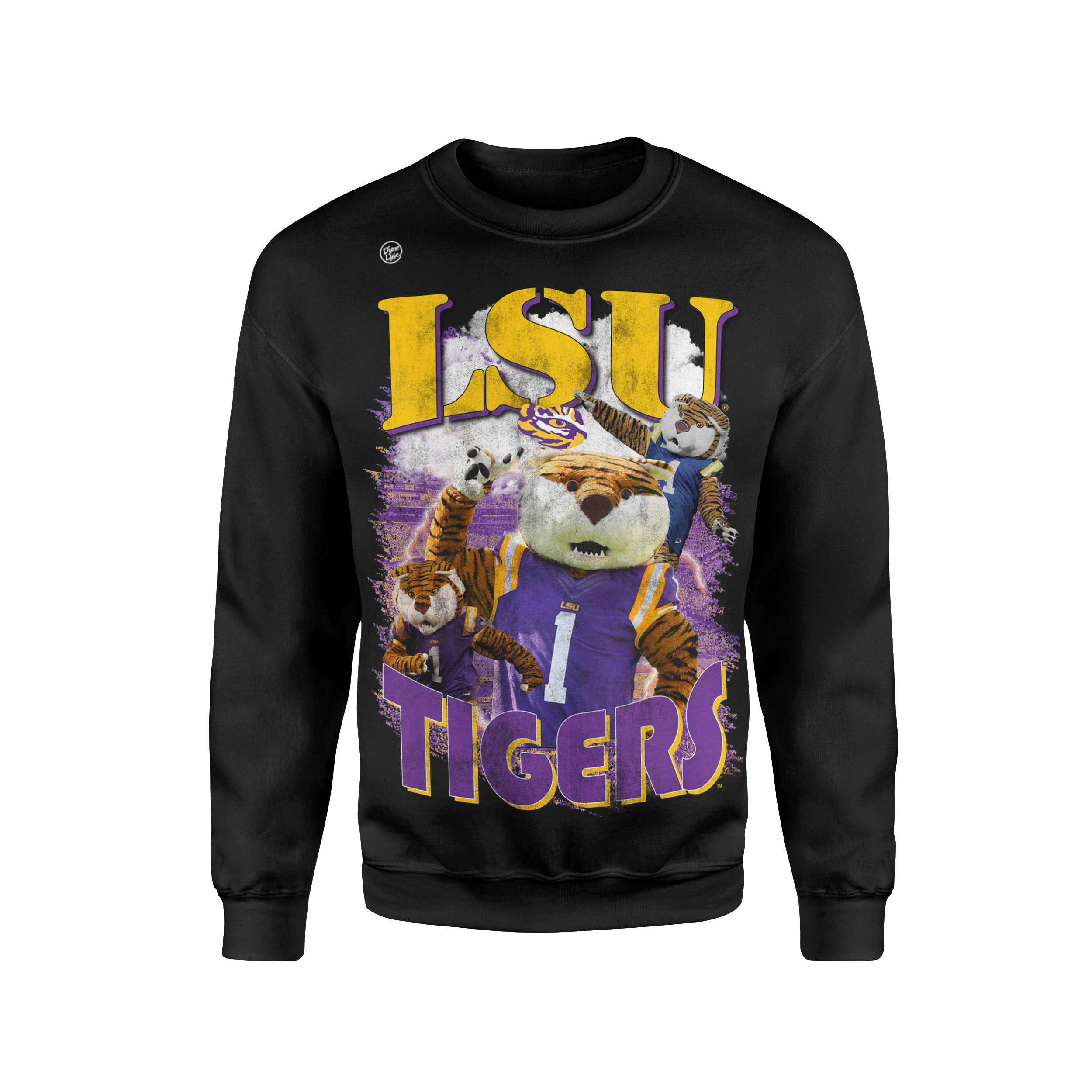 LSU Tigers Men's Mascot Crew Sweatshirt