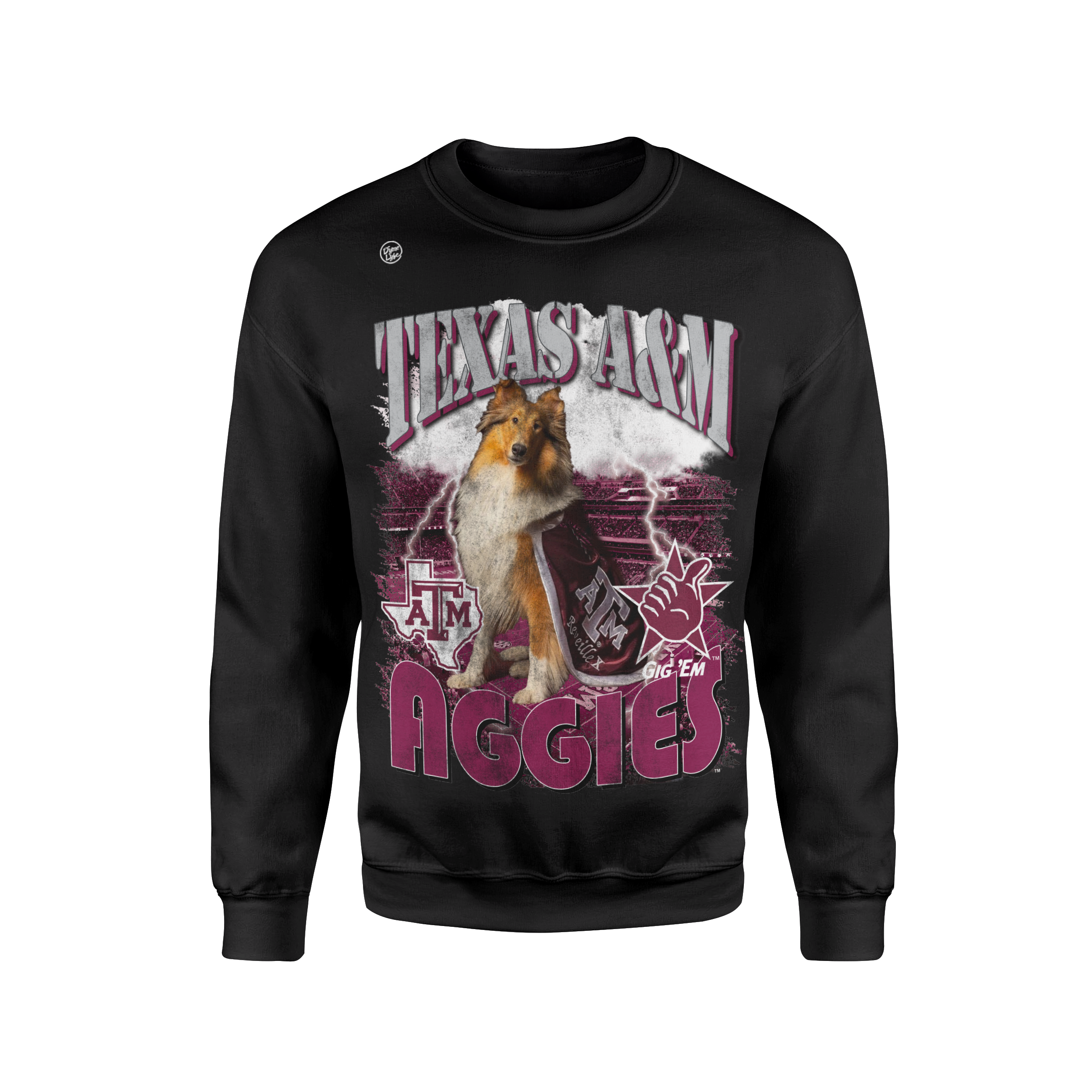 Texas A&M Aggies Men's Mascot Crew Sweatshirt