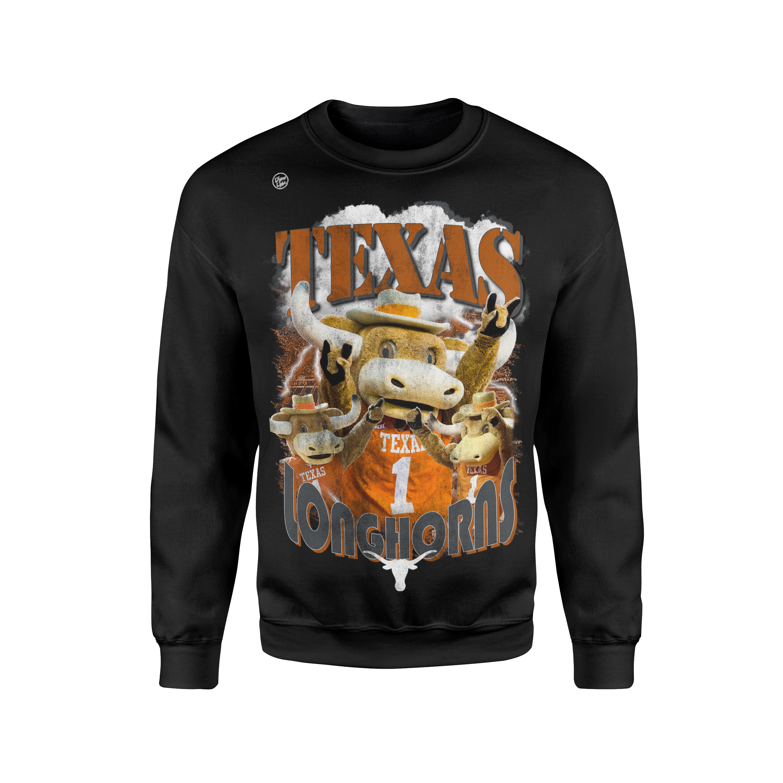 Texas Longhorns Men's Mascot Crew Sweatshirt