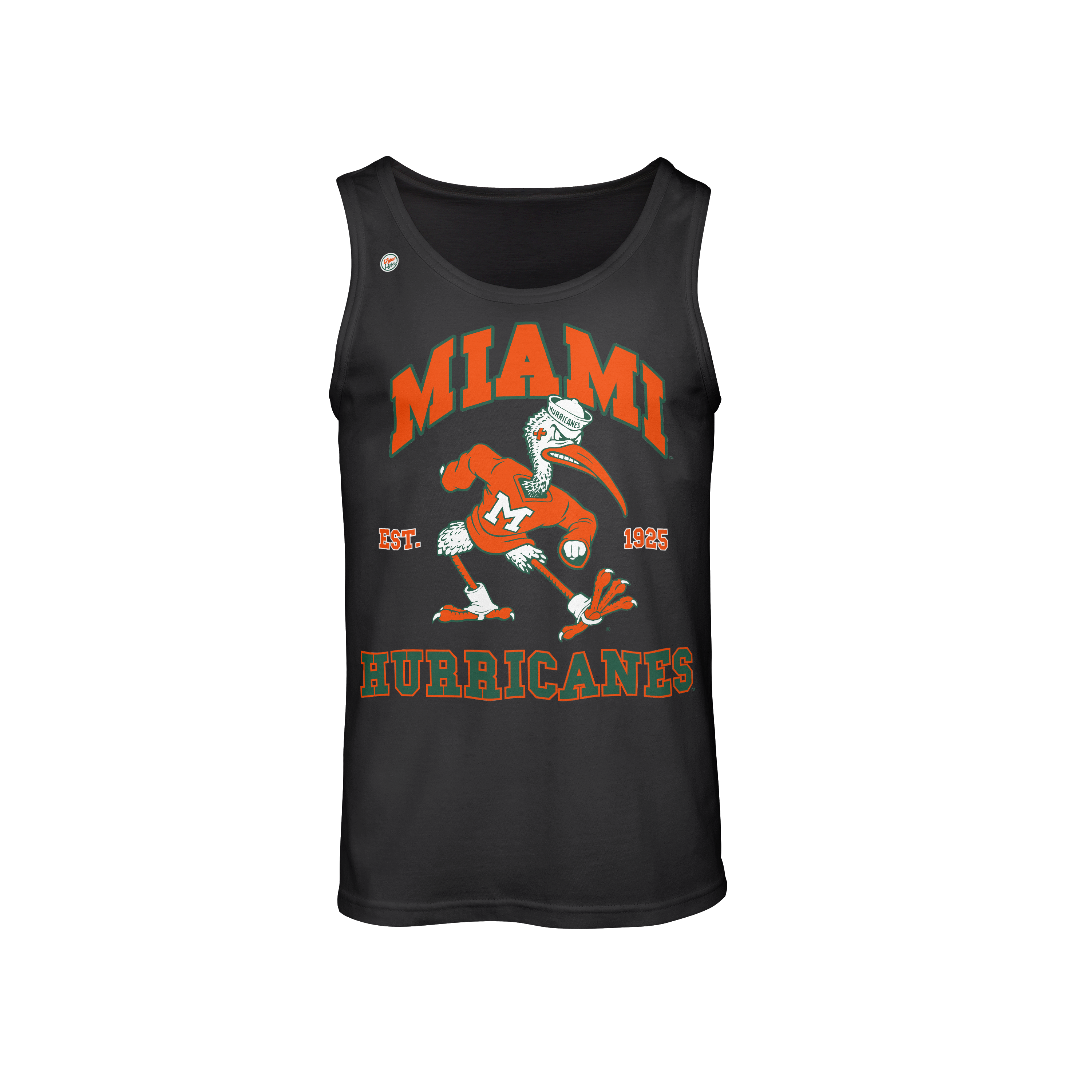 Dyme Lyfe Men's Miami Hurricanes White Category 5 Hurricane T-Shirt