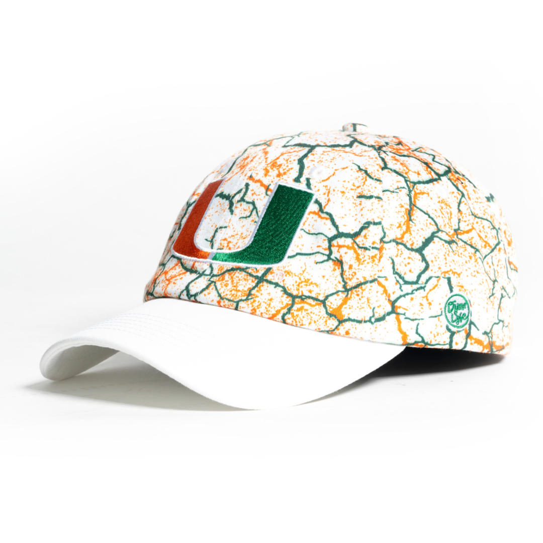 Dyme Lyfe Men's Miami Hurricanes Orange Storm Adjustable Snapback Hat