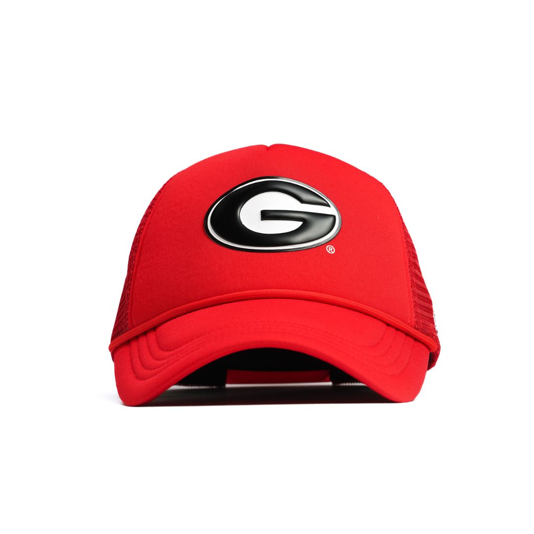 Georgia Bulldogs Red Trucker Hat