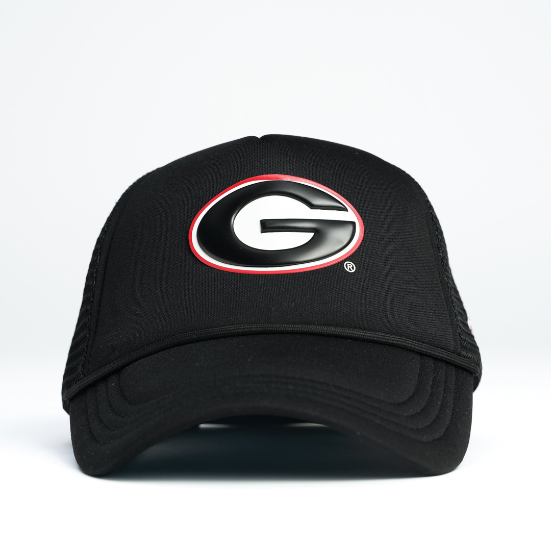 Georgia Bulldogs Black Trucker Hat