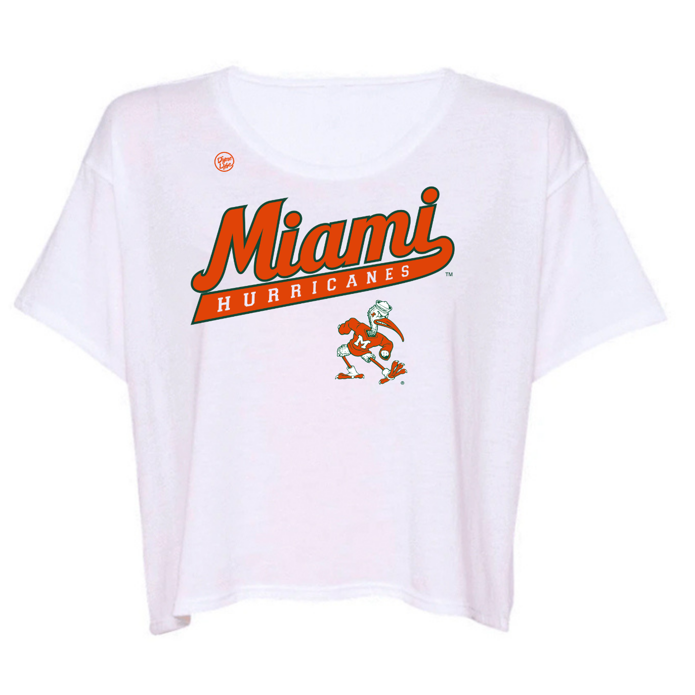 MIAMI HURRICANES ORANGE - Crop Top