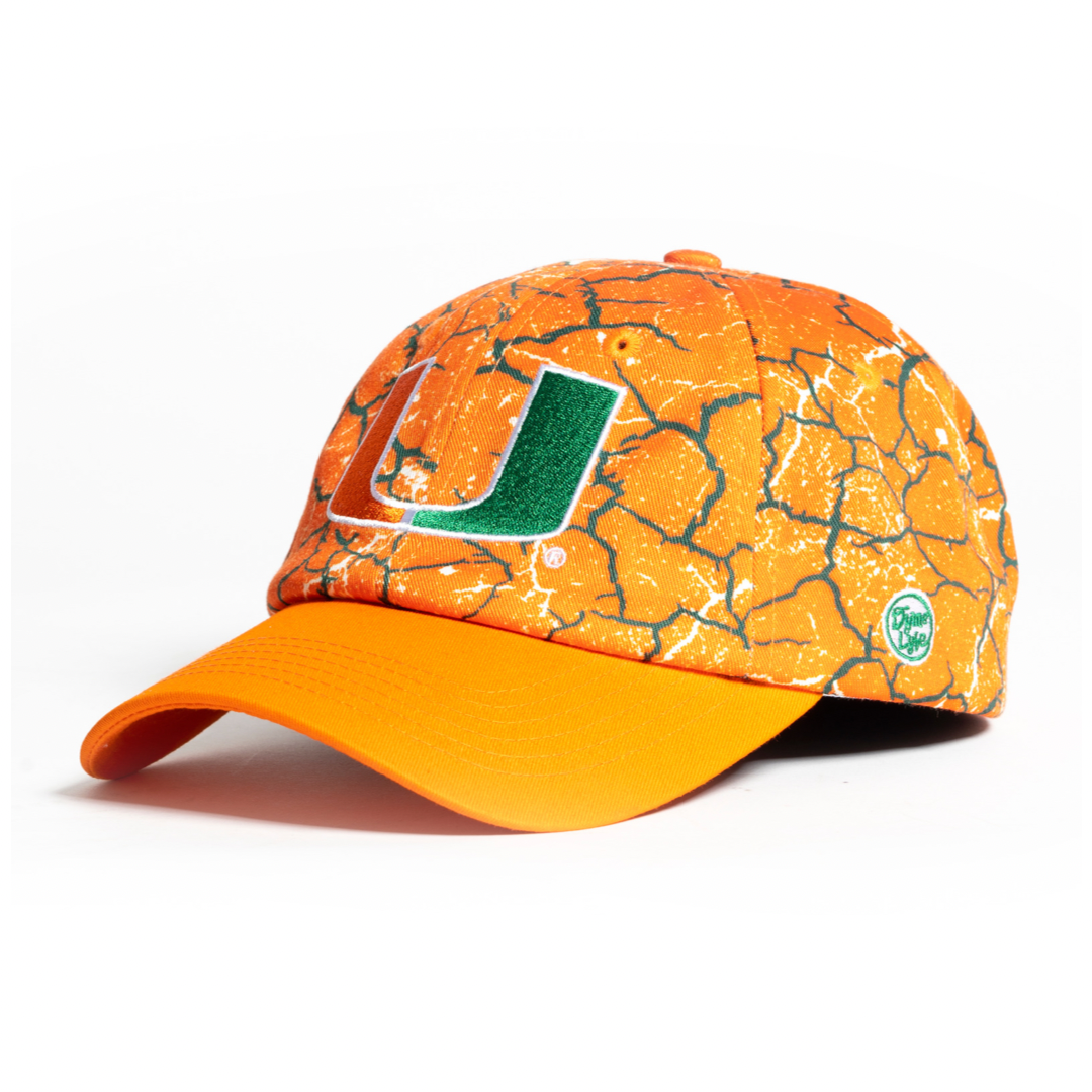 Miami Hurricanes Storm Dad Hat - Orange