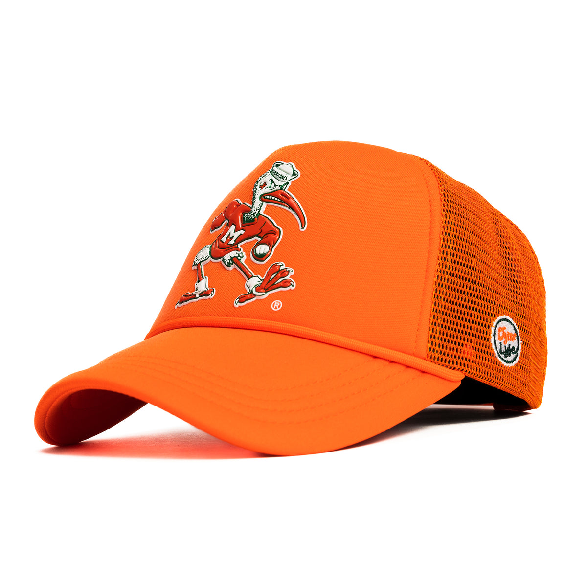 Miami high quality Hurricanes Snapback Hat Orange Gre