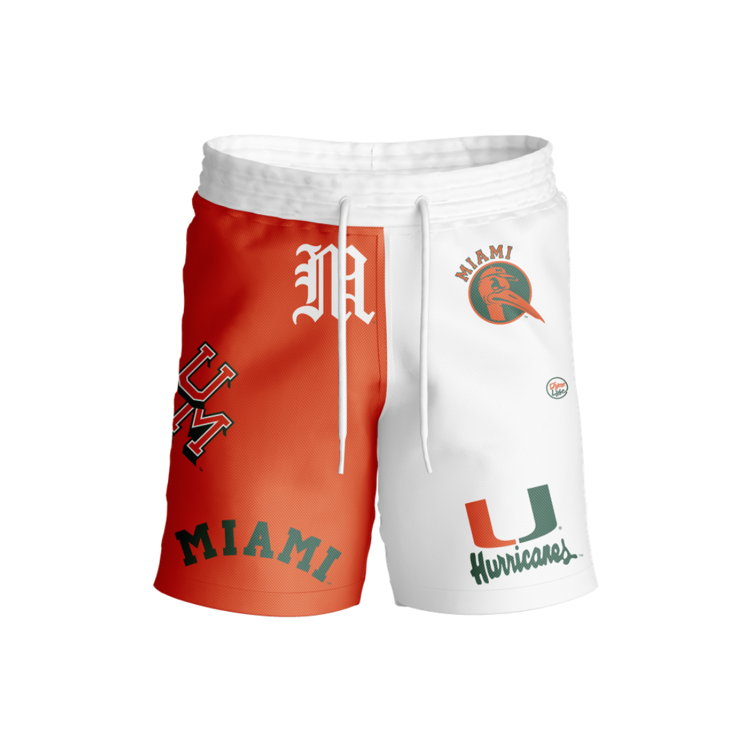 Miami Hurricanes Men's Heritage Mesh Shorts