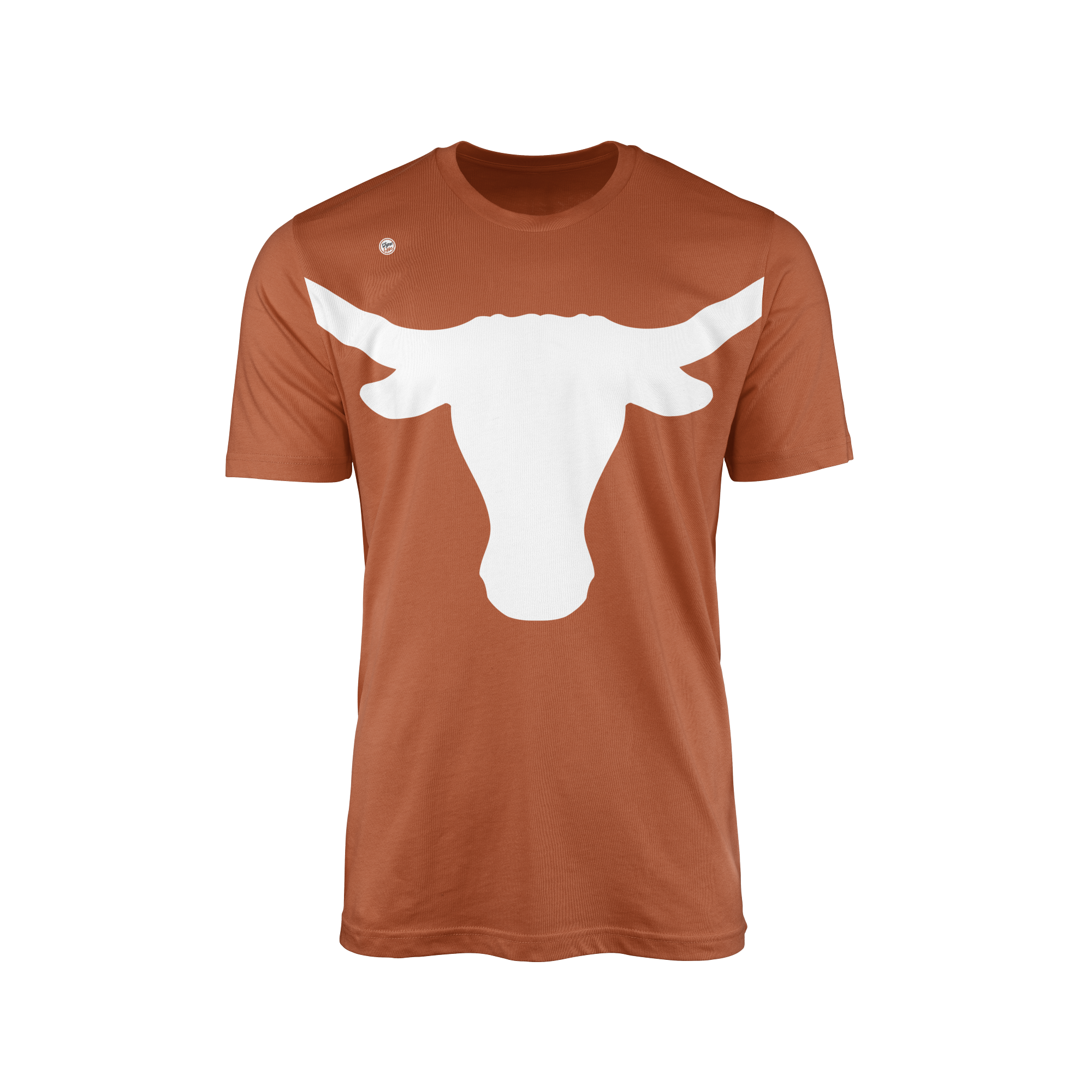 Big Texas Longhorns Airbrush Tee - Orange