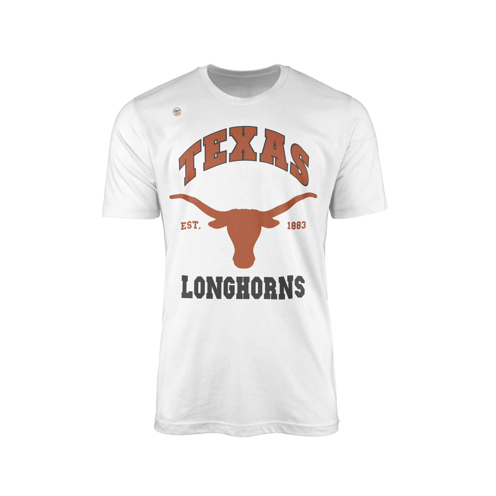 Texas Longhorns Est 1883 Tee - White